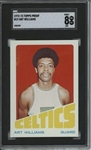 1972 Topps #19 Art Williams 9 card progressive proof.